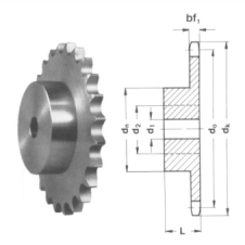 Звездочка цепи ПР-15,875-23 Z=74 d=60